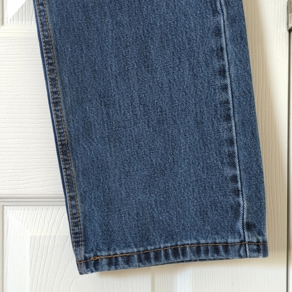 Levi's 505 Classic Medium Wash Regular Fit Straight Leg Denim Jeans 32 x 30 - Picture 14 of 14